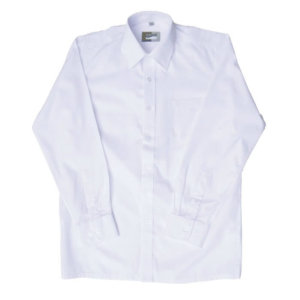 Zeco White School Shirt long sleeve 2 in a pack